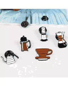 Barista Space Pins Set of 5 Pins