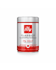 ILLY 12X250 GM GROUND CLASSIC ROAST