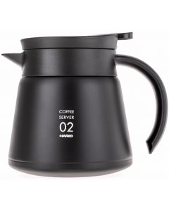 Hario V60 02 Insulated Stainless Steel Server 600 ml-Black