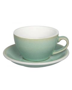 Loveramics Egg Set Capuccino Cup &amp; Saucer, 250ml (6)-Basil