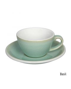 Loveramics Egg Set Flat Cup & Saucer, 150 ml