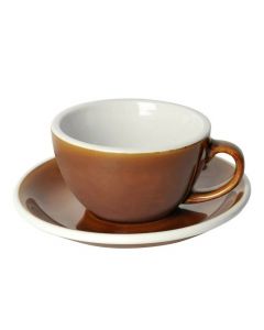 Loveramics Egg Set Capuccino Cup & Saucer, 200ml (6)-Caramel