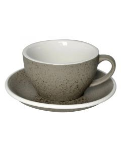Loveramics Egg Set Capuccino Cup &amp; Saucer, 250ml (6)-Granite