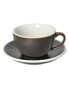Loveramics Egg Set Capuccino Cup &amp; Saucer, 250ml (6)-Gunpowder
