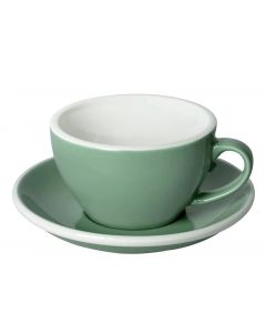 Loveramics Egg Set Capuccino Cup &amp; Saucer, 250ml (6)-Mint