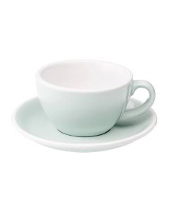 Loveramics Egg Set Capuccino Cup &amp; Saucer, 250ml (6)-River Blue