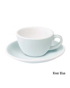 Loveramics Egg Set Flat Cup & Saucer, 150 ml