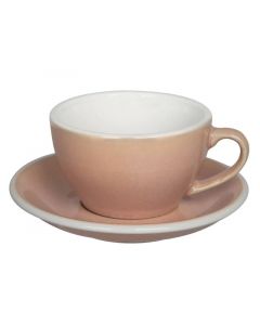 Loveramics Egg Set Capuccino Cup &amp; Saucer, 250ml (6)-Rose