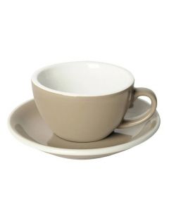 Loveramics Egg Set Capuccino Cup & Saucer, 200ml (6)-Taupe