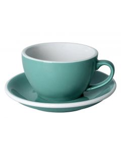 Loveramics Egg Set Capuccino Cup &amp; Saucer, 250ml (6)-Teal